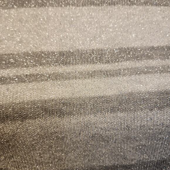 INC Glow Shady Gray International Concepts Metallic Top NWT Medium - Picture 3 of 6